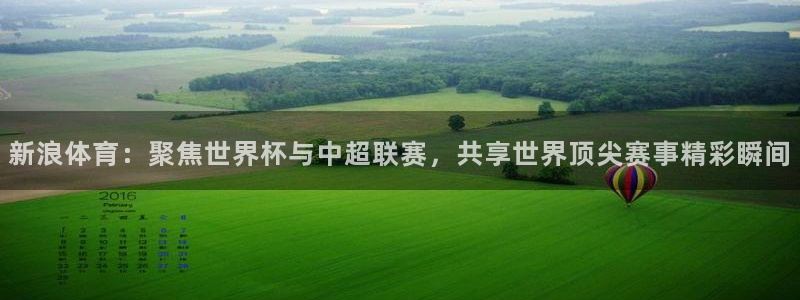 新浪体育：聚焦世界杯与中超联赛，共享世界顶尖赛事精彩瞬间